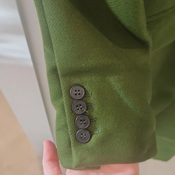 Thakoon Green Single Breasted Wool Coat NWT - Picture 7 of 13